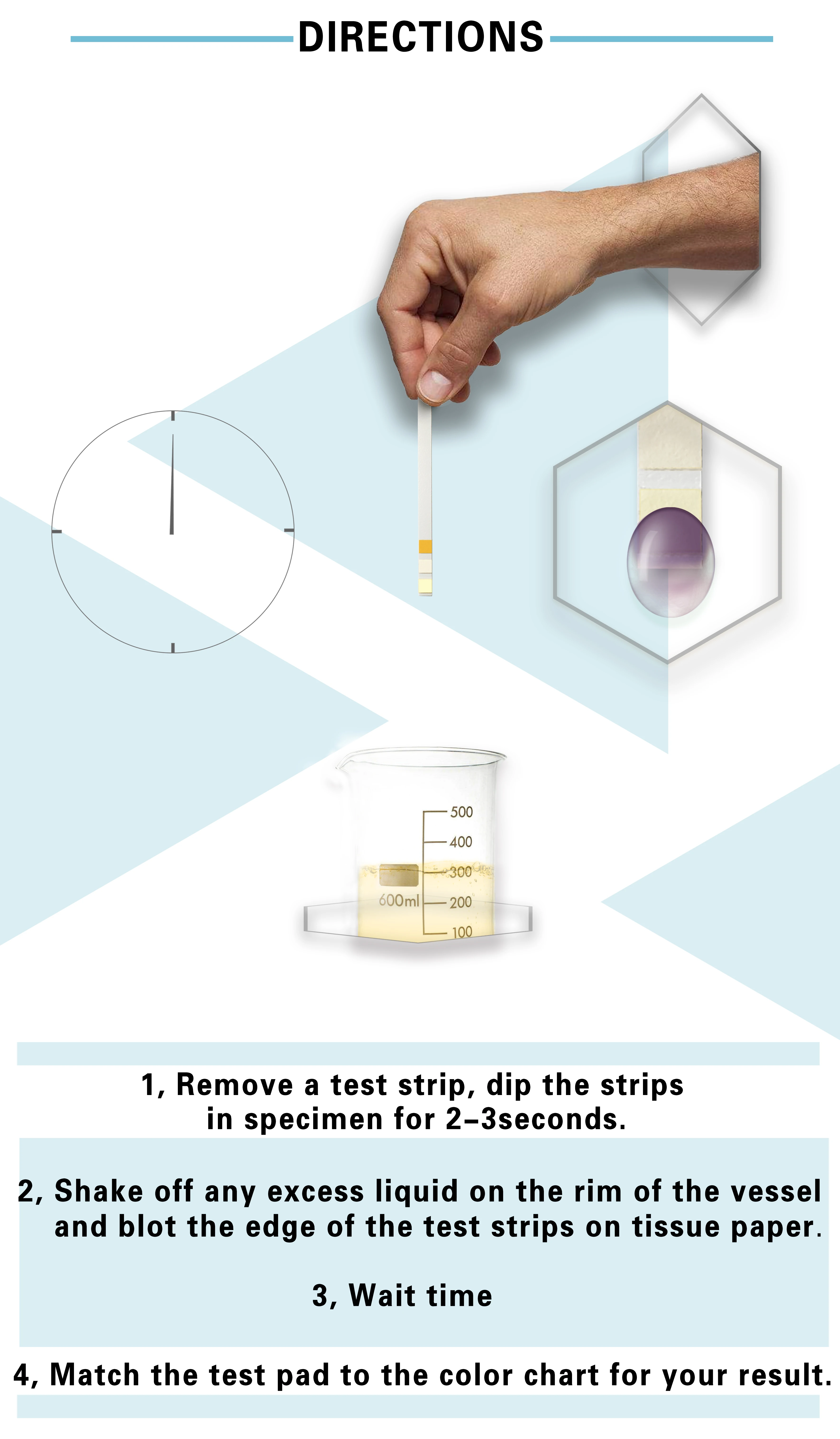 New Product Easy Home Urinary Tract Infection Test Paper With Factory