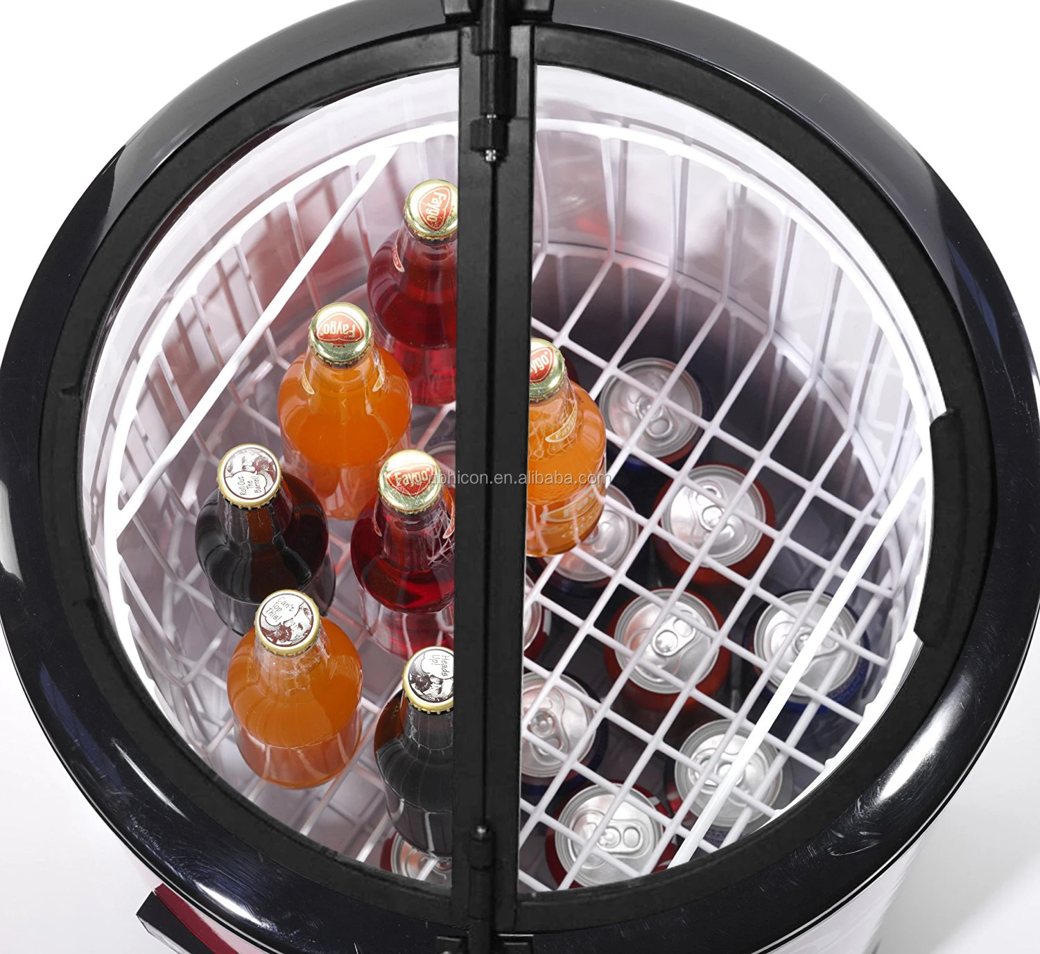 Pc-50 Portable Commercial Round Barrel Electric Party Cooler For Bottle