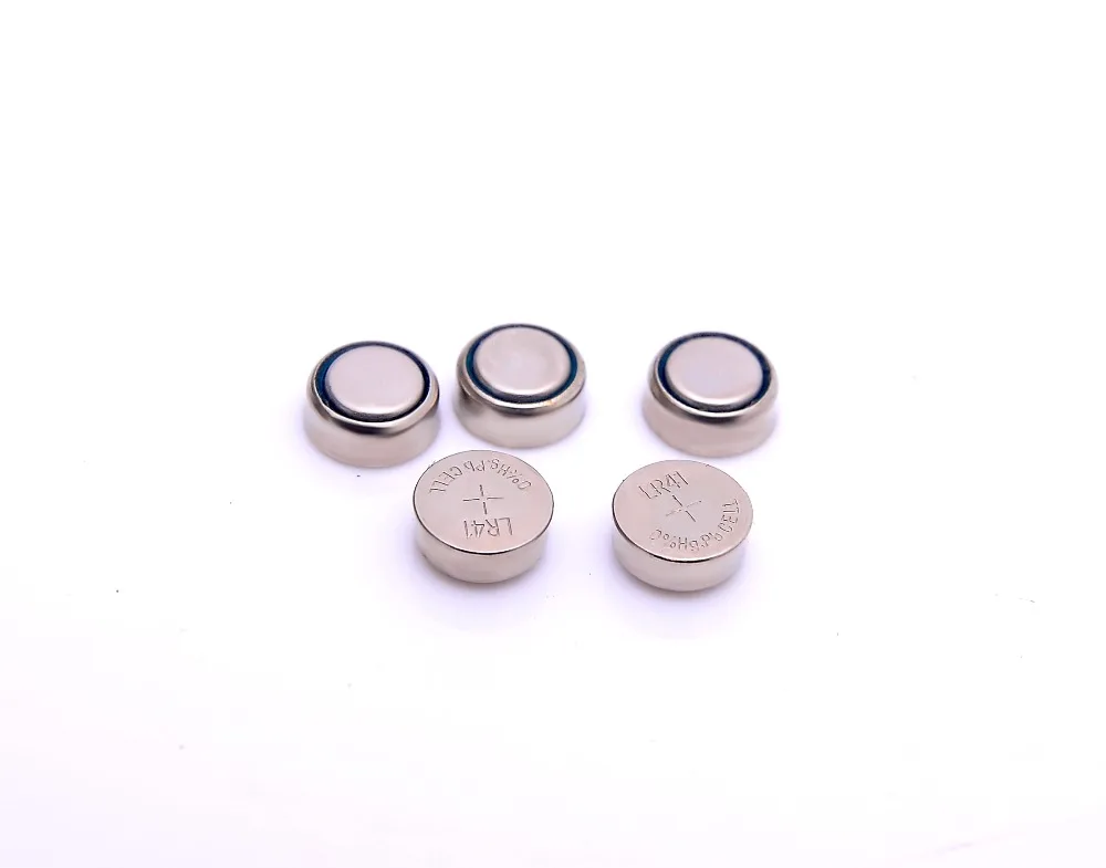 0% hg pb ag3 1.5 v 碱性纽扣电池 ag3 lr41 sr41 投币式电池