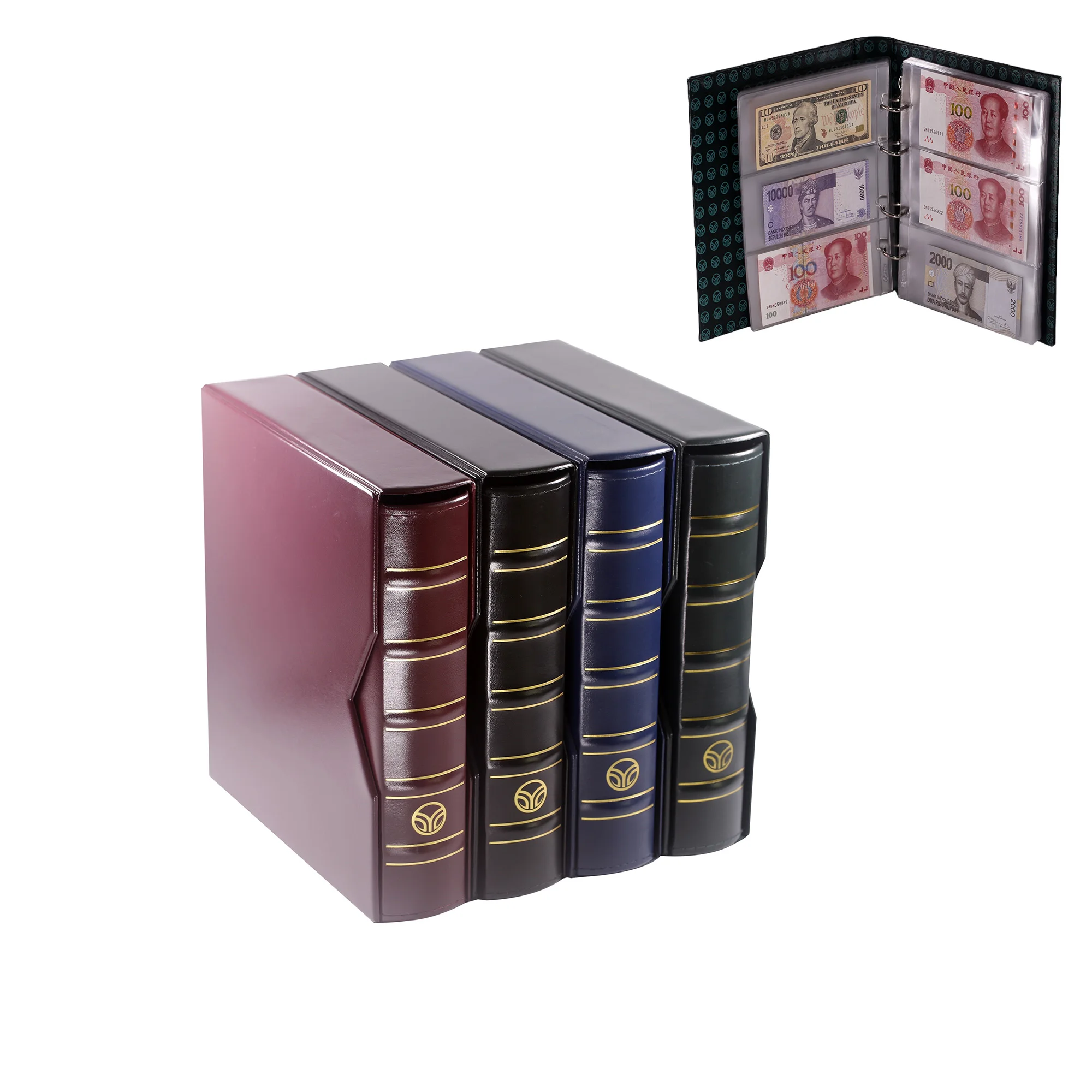 
cion holder album-S size/ Paper Money Pockets coin Album /stamp album small size include inner sheet 