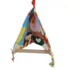 2019 Hot Colorful Bird Hanging Swing Nice Bird toys Living House with a Perch Use for Cages