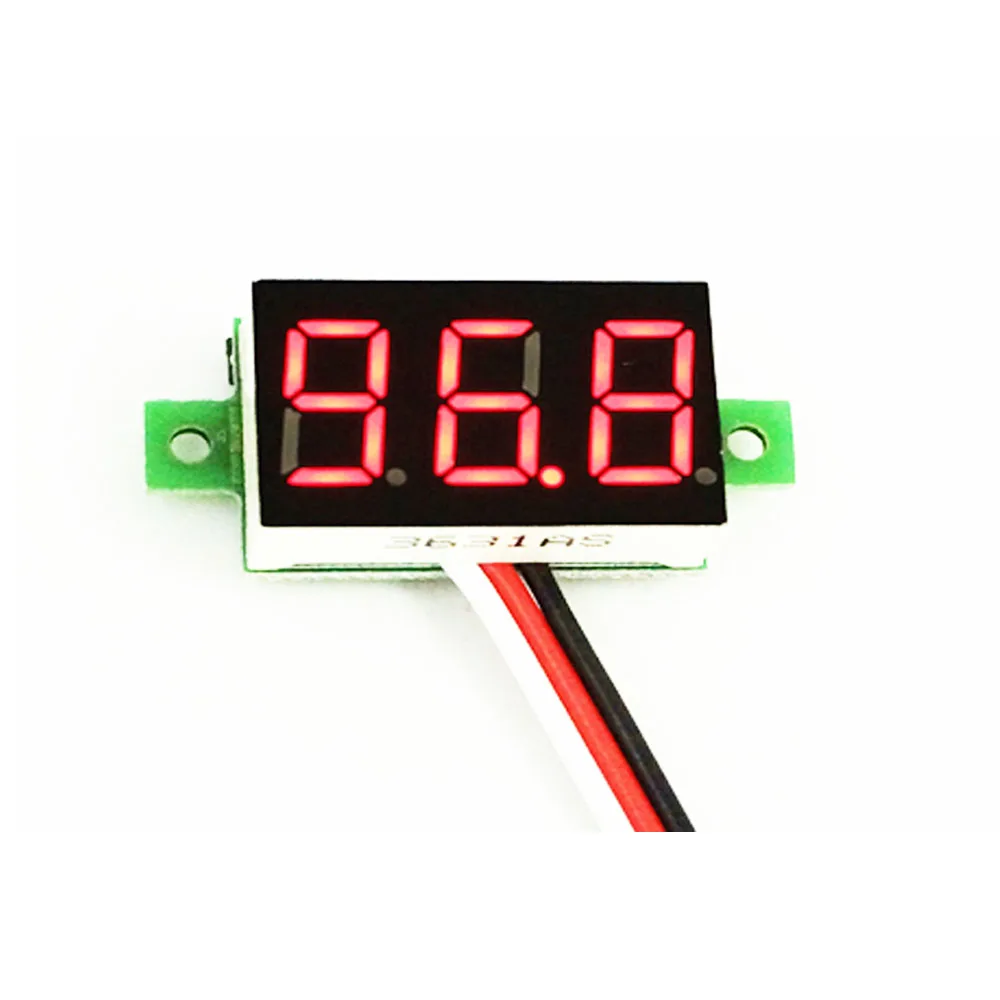 0.36" 4 2/1Digits Red LED 0-33V DC Digital Voltmeter Voltage Panel Meter 33V 