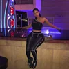 wholesale casual fitness gym yoga sportswear workout one shoulder top and leggings set