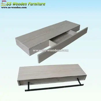 Decorative Furniture Floating Wall Shelf With Drawer Ws 80268