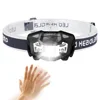 NPET HL011 Rechargeable LED Headlamp, Inductive Headlight with 6 Modes Dual-color IP65 Waterproof Dust-proof