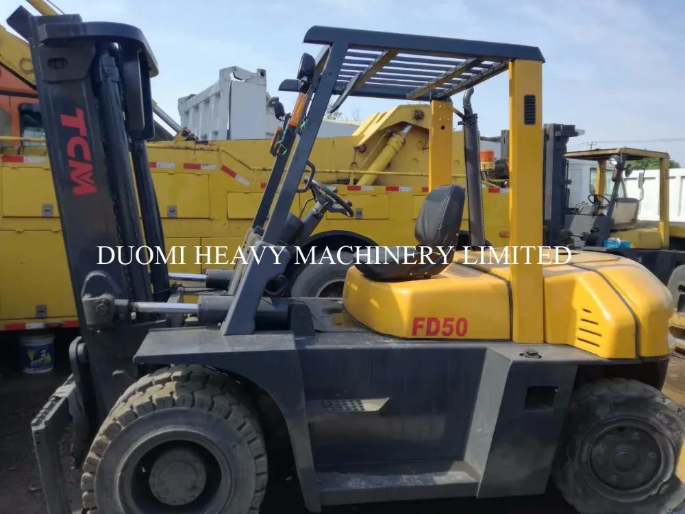 High Quality Tcm Fd50 5t Manual Diesel Forklift With Double Mast Buy