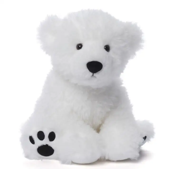 热卖中国定制白色填充北极熊玩具毛绒极地