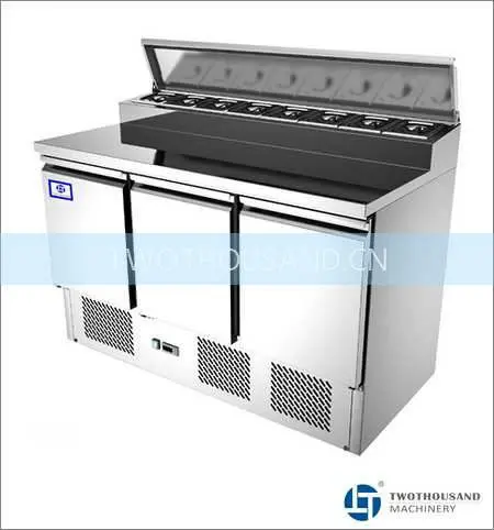 Pizza Preparation Table - R134a, Aspera, CE, GN 1-6 x 8, TT-BC280D-2