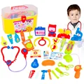 30 Pieces set Pretend Play Doctor Set with Stethoscope and Medical Doctor s Equipment Educational Toy