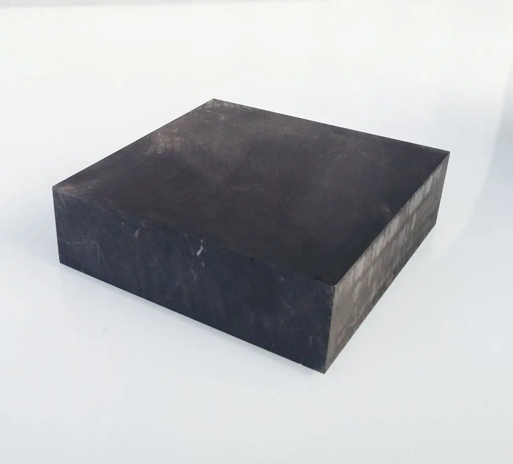 OTOOLWORLD 99.9% Purity Graphite Ingot Block EDM Graphite Plate Milling Surface (100MMx100MMx30MM)