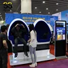 Double seat 9d vr game machine simulator cinema snow mountain suspension bridge with 3d glasses