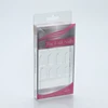 High Quality Custom Made Cheap Plastic Packaging Nail Polish Sticker Clear Plastic Boxes with Blister Insert
