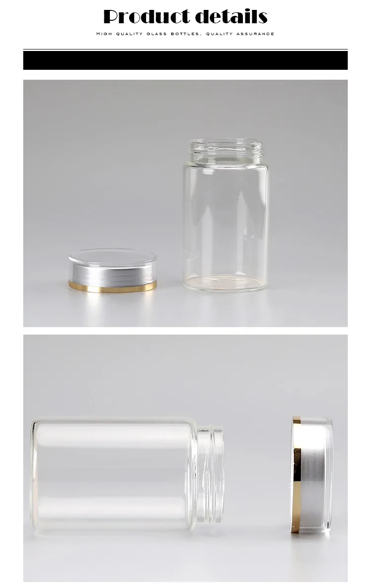 7oz Round Mason Hermetic Storage Glass Jar 200ml With Screw Plastic Lids Buy Glass Jar 200ml