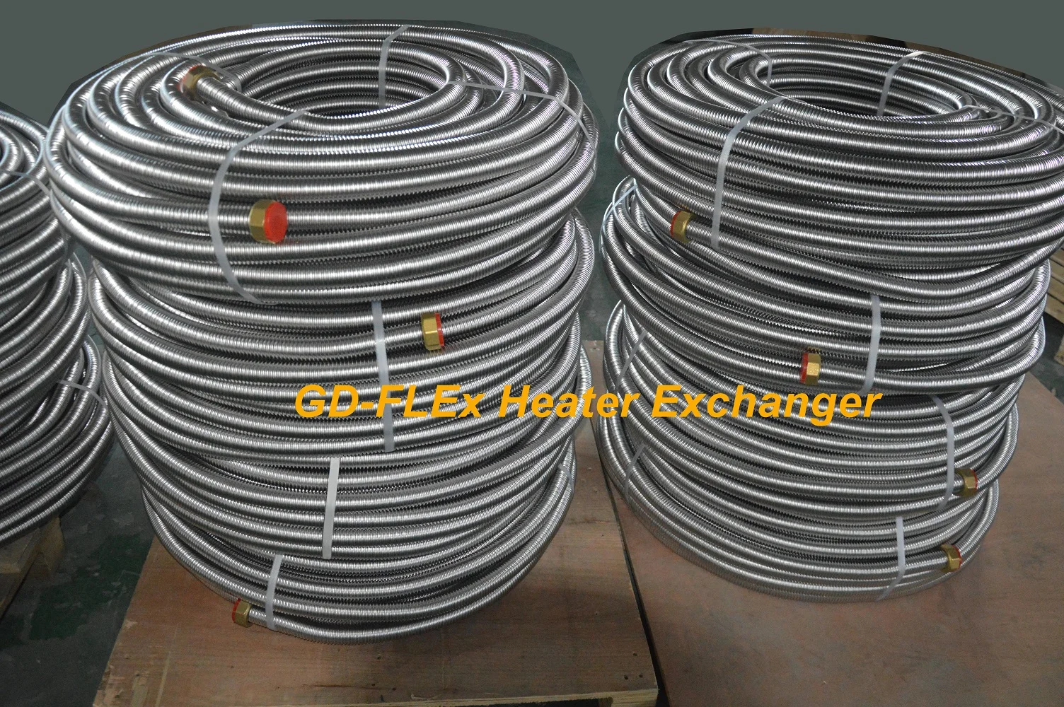 Dn25 Sus316l Flexible Corrugated Stainless Steel Coil Tube Water Tank