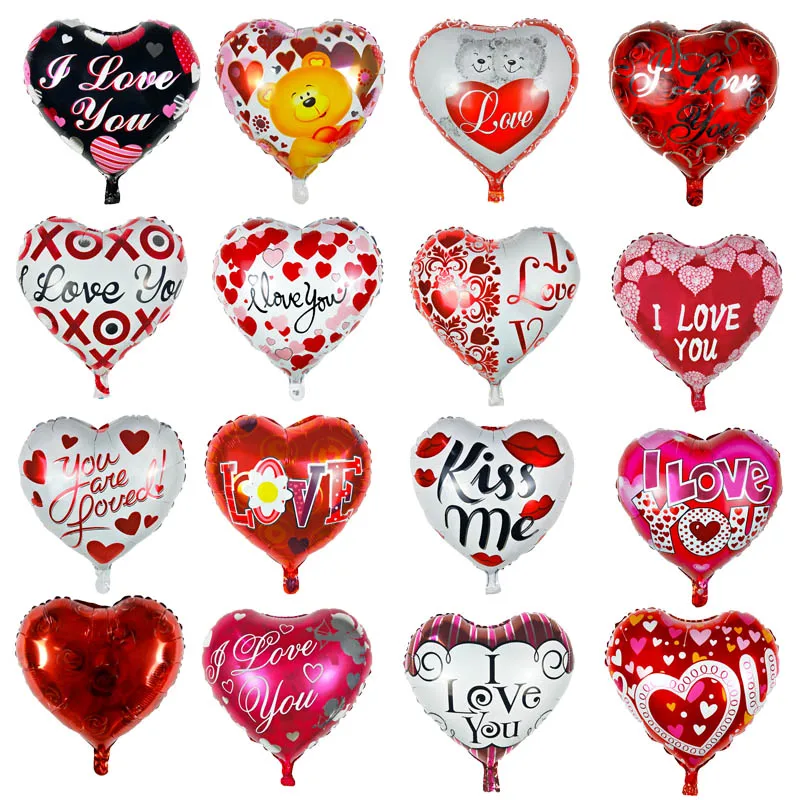 Foil Balloon Heart Helium Balloon Love Balloon Valentines Birthday 