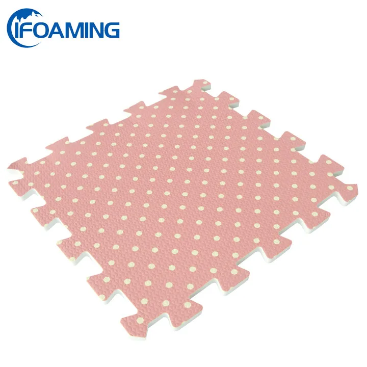 Pink Puzzle Floor Non Toxic Foam Mat For Children - Buy Pink Foam Mat