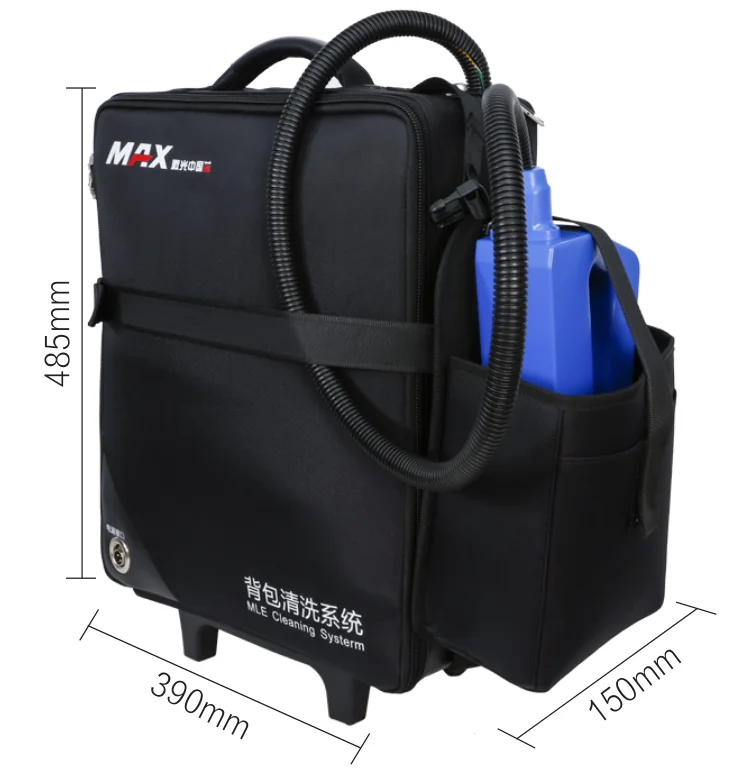 Portable laser cleaning machine for the metal paint