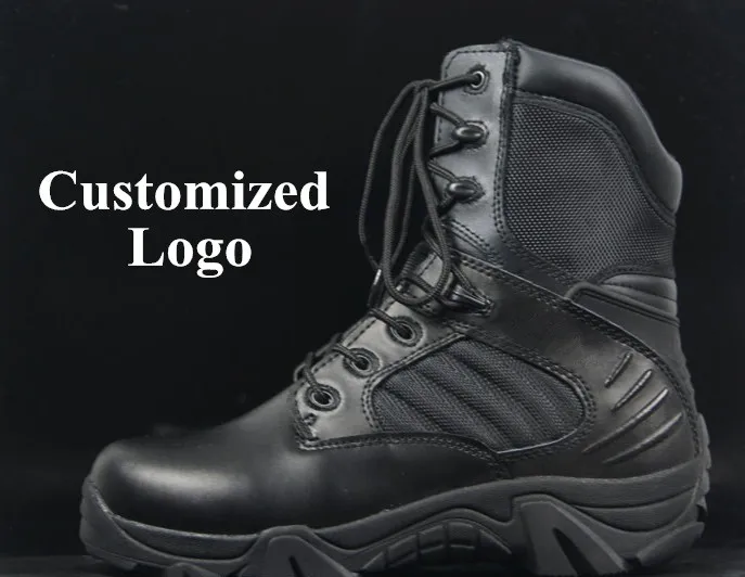 Loveslf 2015 new style high quality mens Commando Combat Boots military shoes Leather boots