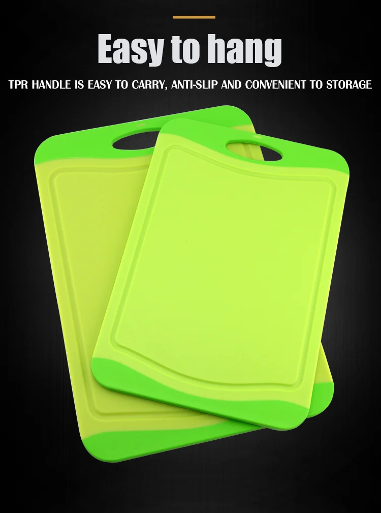 New Fresh PP and TPR Material Plastic Cutting Board