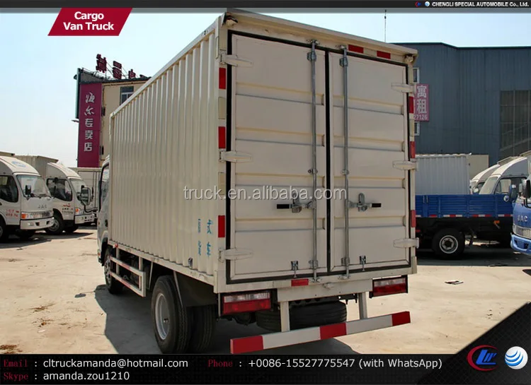 Jac 4*2 120hp Used Electric Box Trucks,2 Ton Dry Box Truck Body Buy