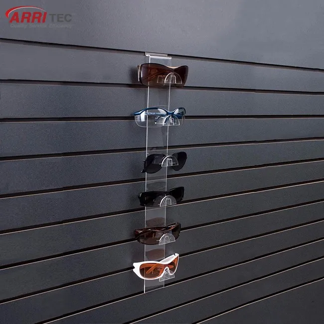 Wall Mount Sunglasses Holder Eyeglass Frames Acrylic Slatwall Sunglass