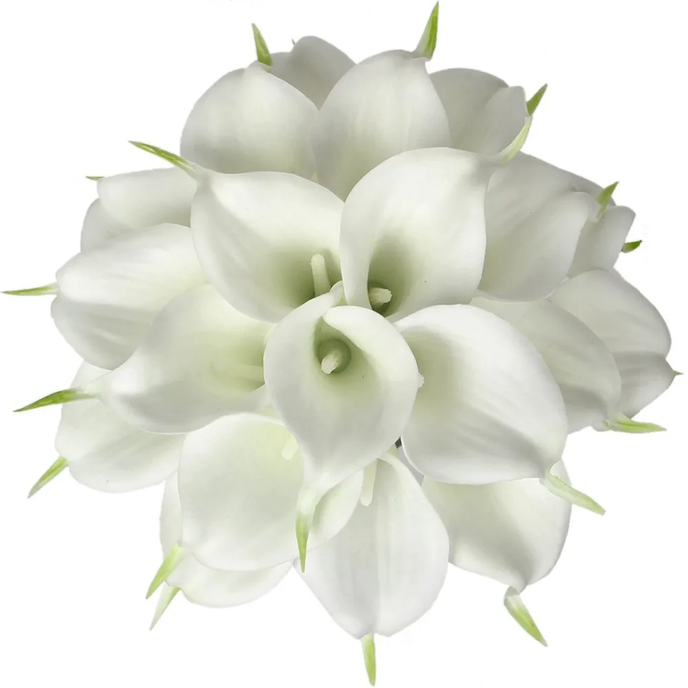 Calla Lily – Mini Size PU Real Touch Calla Home Decorative Flower ...