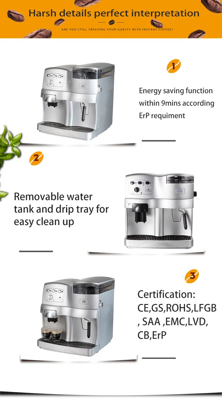 Professional Fully Automatic Gino Espresso Coffee Machine Buy