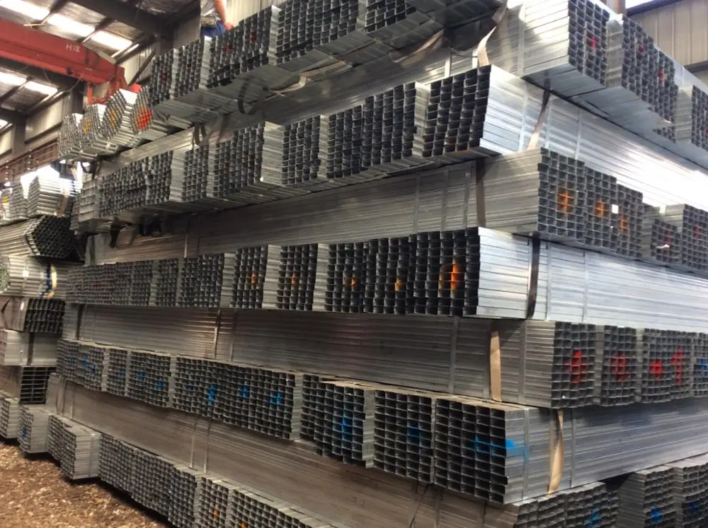 Pre Gal Rhs Cold Formed Galvanised Shs 10x10 100x100 Steel Square Tube ...