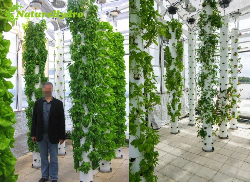 Hanging Aeroponic Tower Garden Indoor Farming Grow System - Buy Tower
