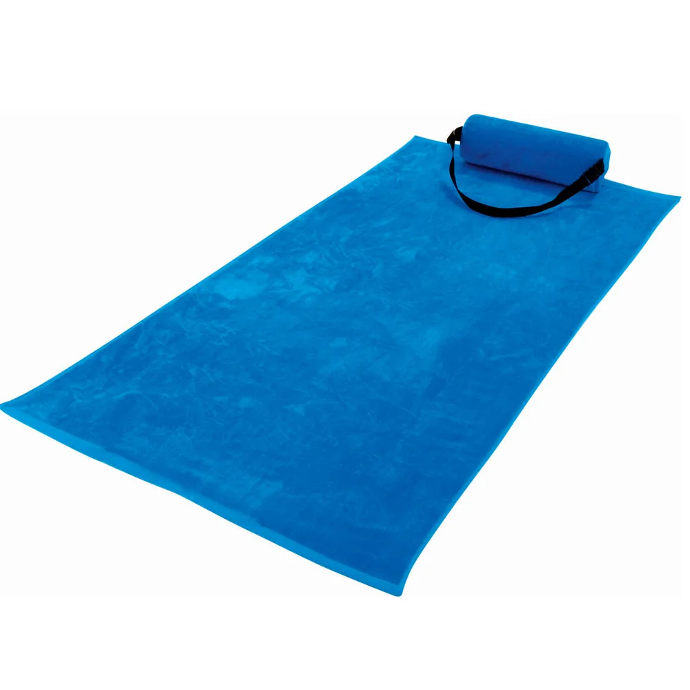 Beach Towel With Inflatable Pillow And Zipper Pocket Buy Beach