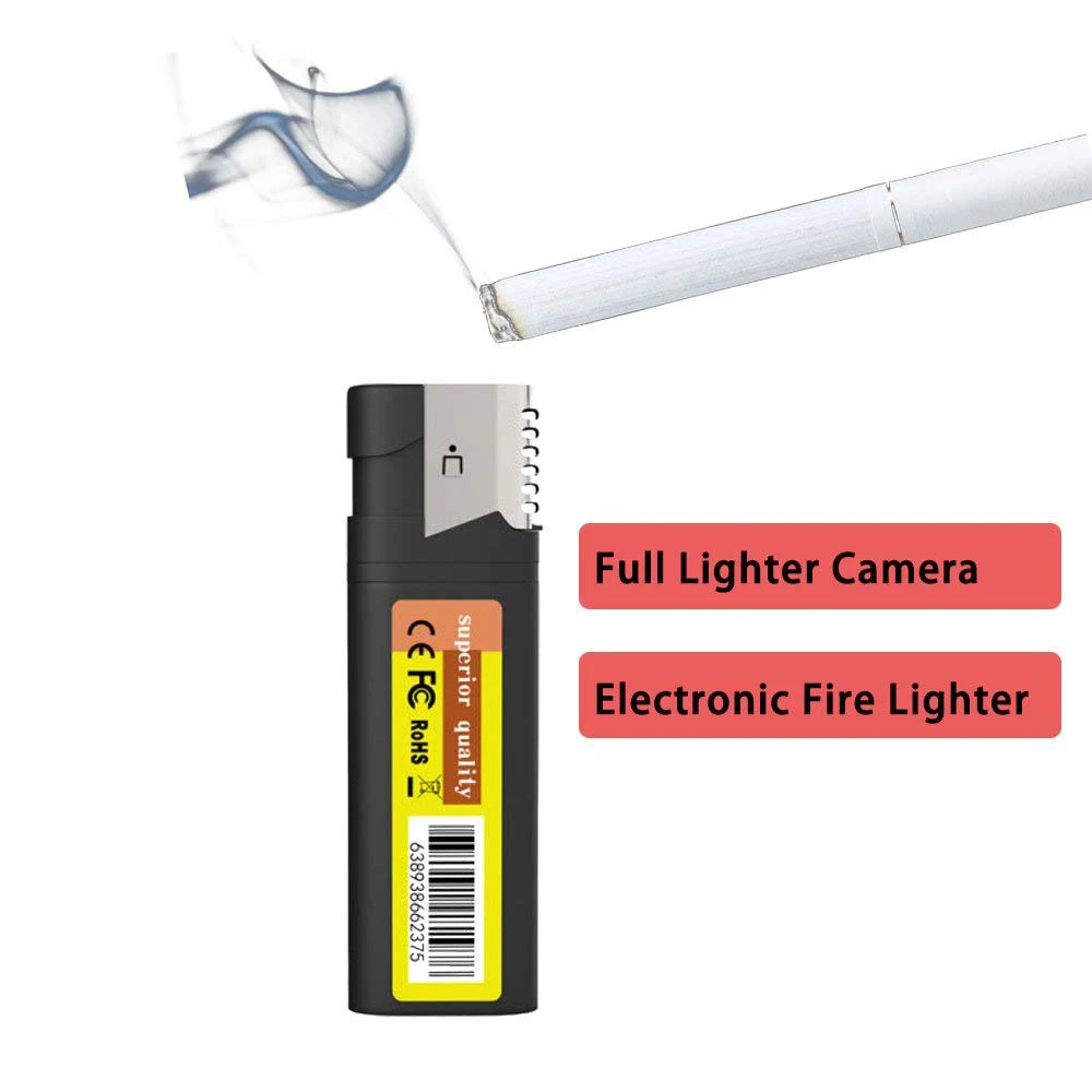 1080p Mini Portable Camera Lighter Video Recorder Portable Surveillance