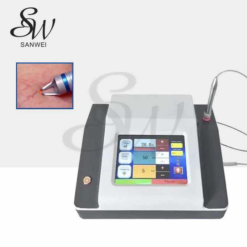Sanwei SW-F06 980 nm laser vascular removal beauty machine for blood vessel therapy