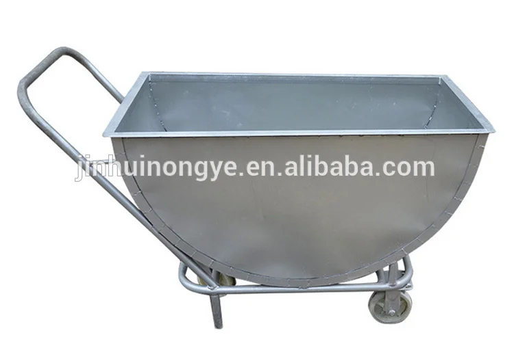 High strength 3 wheels wheelbarrow for chicken farm / handcart for poultry farm