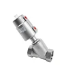 Valve Manufacturer Double Acting 1/2 inch Stainless Steel Thread Ends Pneumatic Actuator Angle Seat Valve