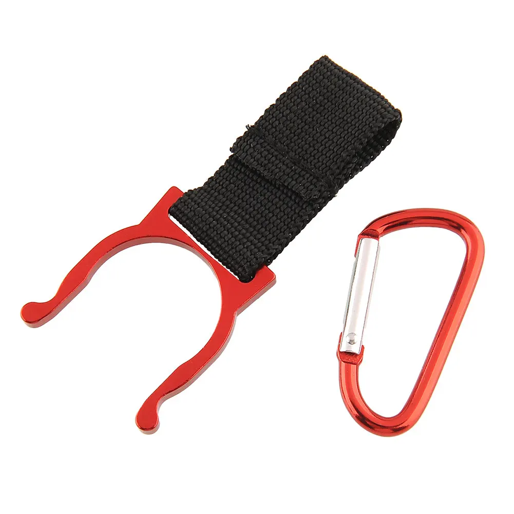 Aluminum Carabiner Water Bottle Hook Holder Clip Camping Hiking Key