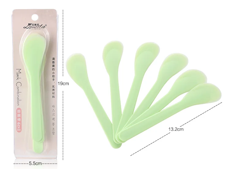 Oem Private Label Custom Colorful Double Side Facial Mask Spatula Cosmetics Silicone Cream Mask