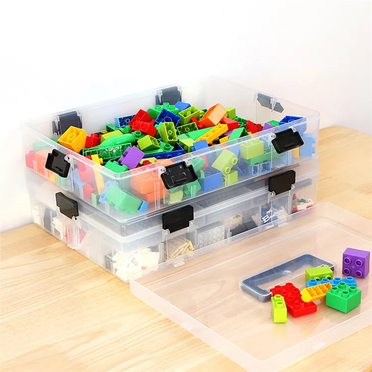 Clear Tools Storage Divider Case Plastic Compartment Box - Buy ...