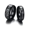 Alibaba Septemper Shopping Festival Women Rings Couple Rings Gun Metal Men's Ring
