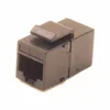 CAT6 Inline RJ45 Keystone Wall Coupler Jack Adapter 8P8C Black 6e
