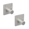 4 pieces /set stainless steel 3M self Adhesive Door Hook wall hook
