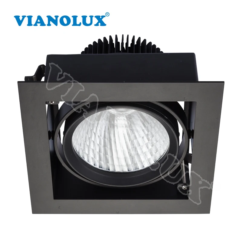 
Professional made recessed 30w 35w COB single grille downlighting 