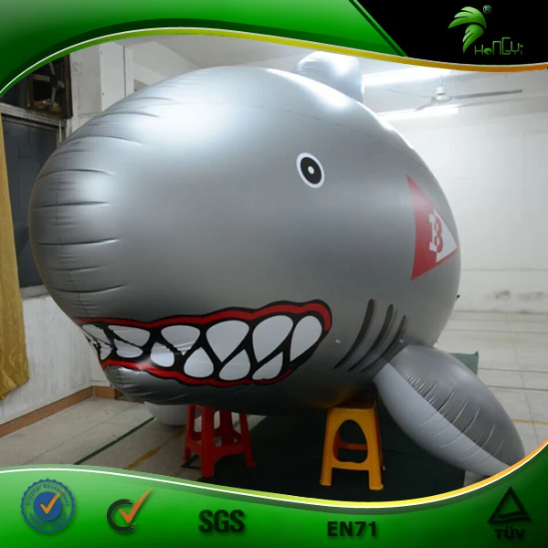 inflatable flying shark