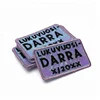 Sew on Custom Personalized Logo Glitter Base Garment Badge Embroidery Patches for Clothing Applique