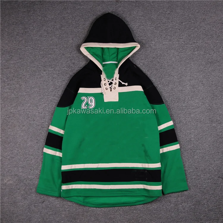 blank hockey sweatshirts with laces