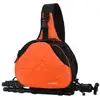 CaDen Orange Waterproof Polyester Single Shoulder Camera Bag Outdoor Chest Camera Cases For Photographer