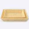 Cheap price factory direct customized handmade weaving food grade household storage plastic foldable basket