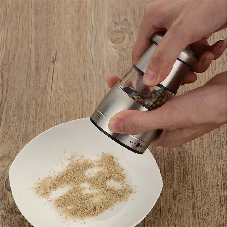 Manual Pepper Mill Stainless Steel Salt Grinder Muller Kitchen Accessories Kitchen Tool Gadgets