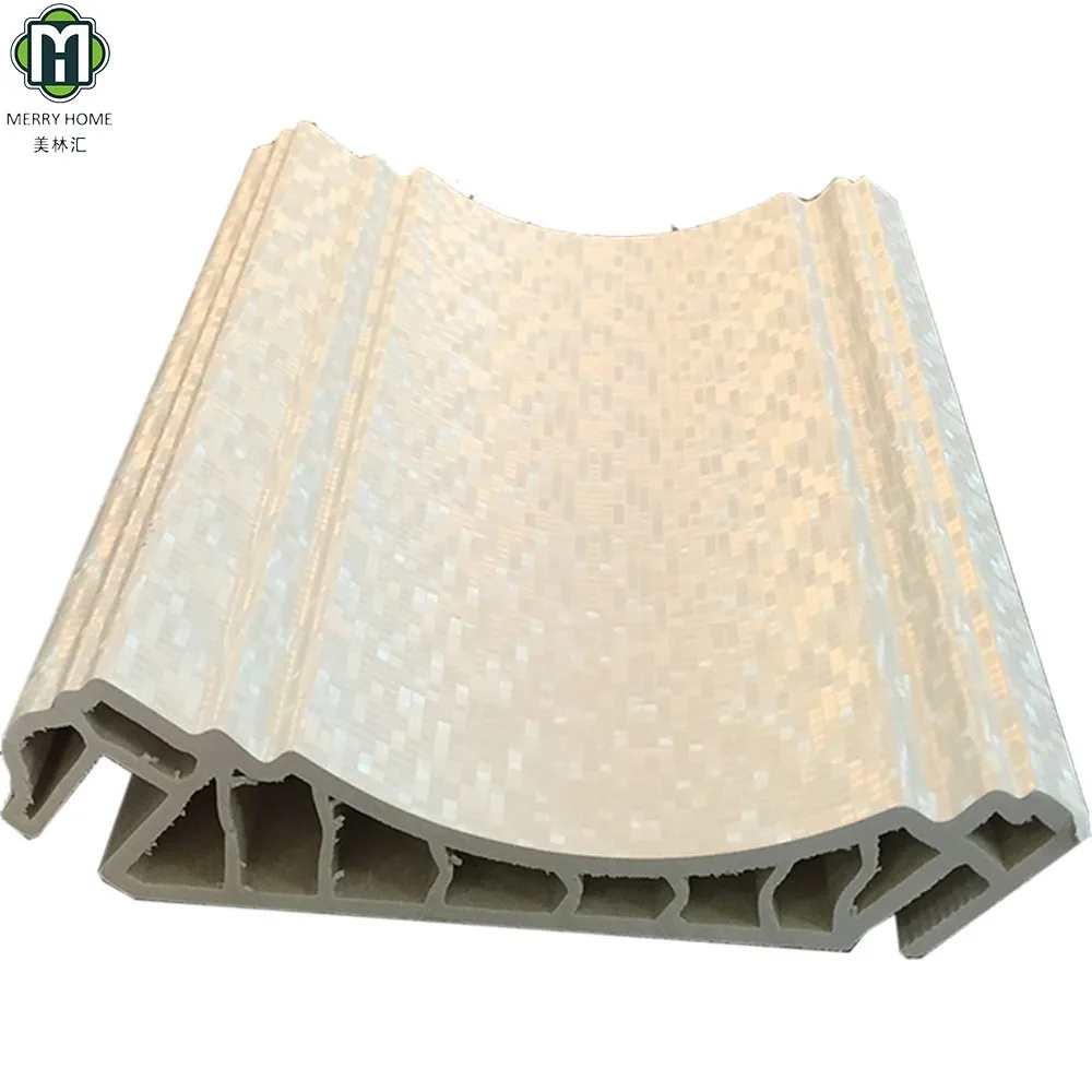 2019 Interior Pvc Cornice Decorative Polystyrene Cornice White Wpc