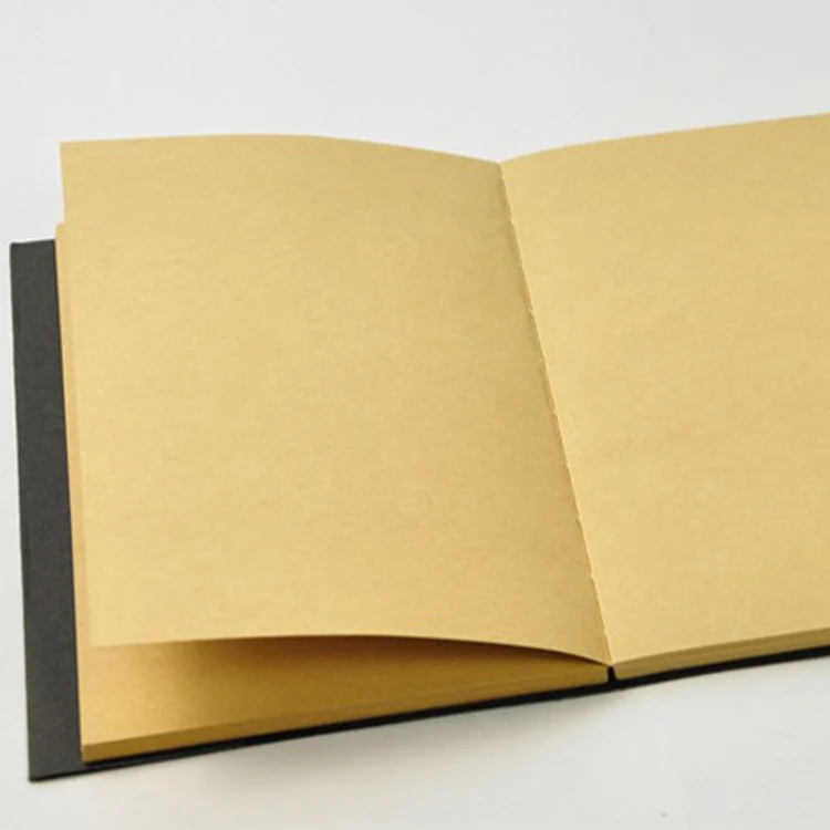 Wholesale High Quality Kraft Paper A5 A4 Brown Black Custom Sketchbook For Drawing Buy Custom