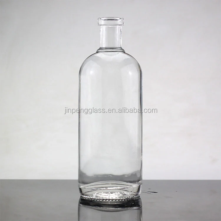 Screen Printing Surface Handling Glass Bottle 700ml 1000ml Liquor ...